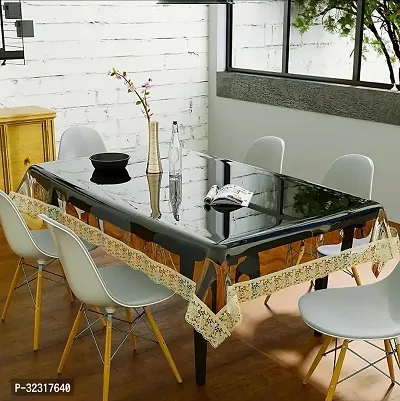 Designer Beige PVC Table Cloth-thumb4