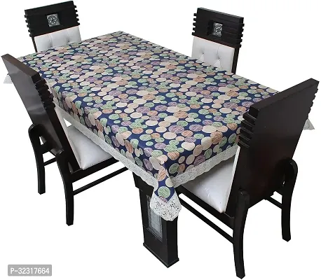 Designer Blue PVC Table Cloth-thumb0