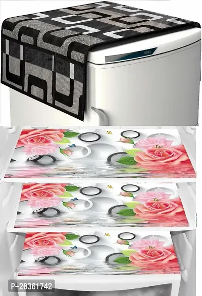 Combo of fridge top ,fridge mat