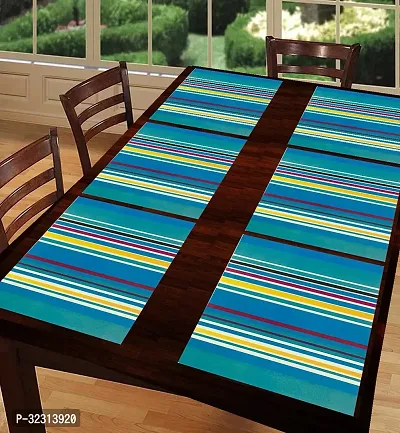 Designer Multicoloured PVC Place Mats Set Of 6-thumb5