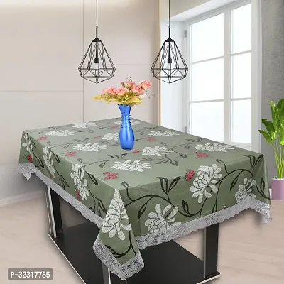 Designer Green PVC Table Cloth-thumb0