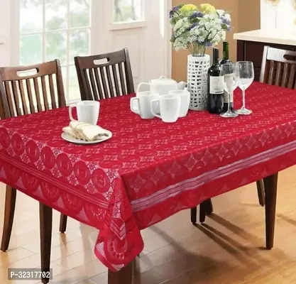 Designer Red PVC Table Cloth-thumb0