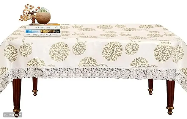 Designer White PVC Table Cloth-thumb4