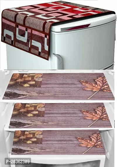 Combo of fridge top ,fridge mat