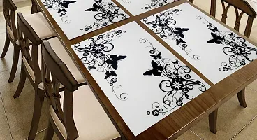 Designer White PVC Place Mats Set Of 6-thumb1