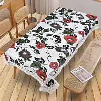 Designer White PVC Table Cloth-thumb3