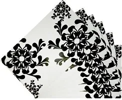 Designer White PVC Place Mats Set Of 6-thumb2