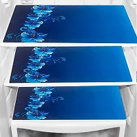 Stylish Polyester Printed Fridge Top Cover with Mats, Combo-thumb1