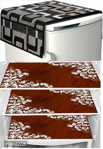 Combo of fridge top ,fridge mat