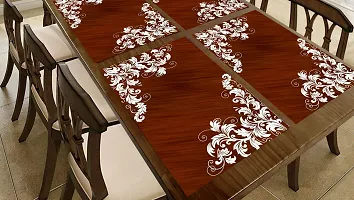 Designer Brown PVC Place Mats Set Of 6-thumb4