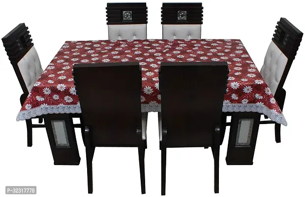 Designer Brown PVC Table Cloth-thumb3