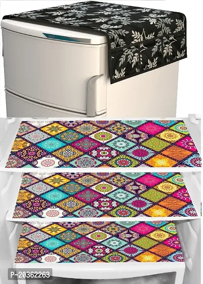 Combo of fridge top ,fridge mat