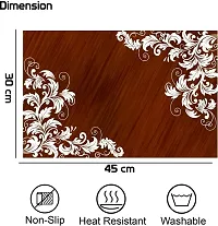 Designer Brown PVC Place Mats Set Of 6-thumb2