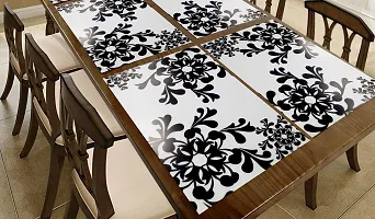 Designer White PVC Place Mats Set Of 6-thumb2