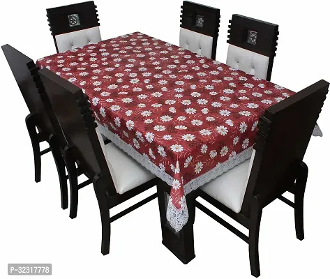 Designer Brown PVC Table Cloth-thumb2