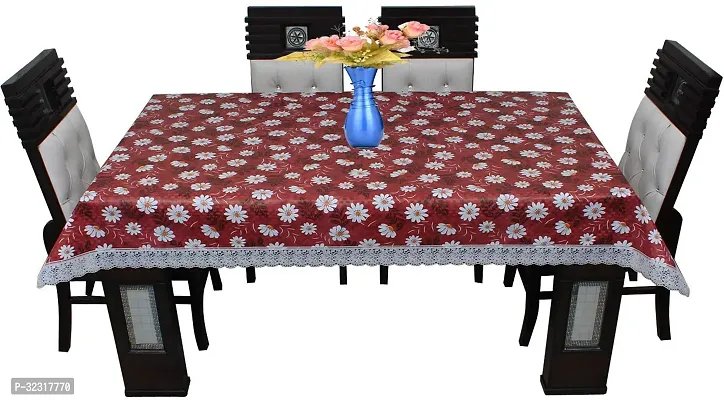 Designer Brown PVC Table Cloth-thumb0