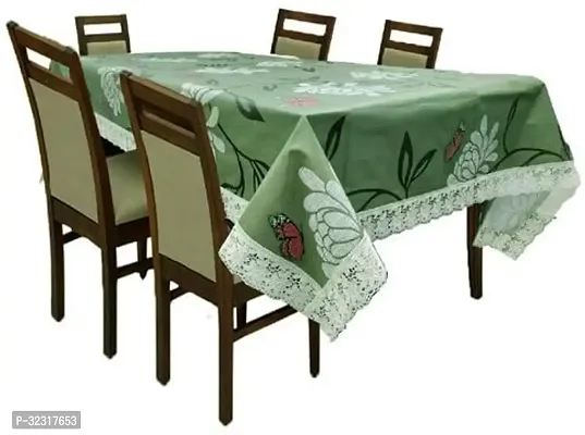 Designer Green PVC Table Cloth-thumb2