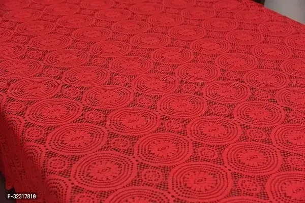 Designer Red PVC Table Cloth-thumb2