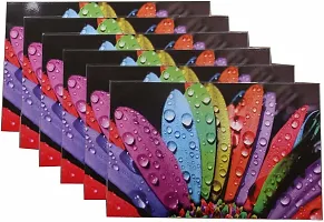 Designer Multicoloured PVC Place Mats Set Of 6-thumb2