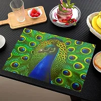 Designer Green PVC Place Mats Set Of 6-thumb1