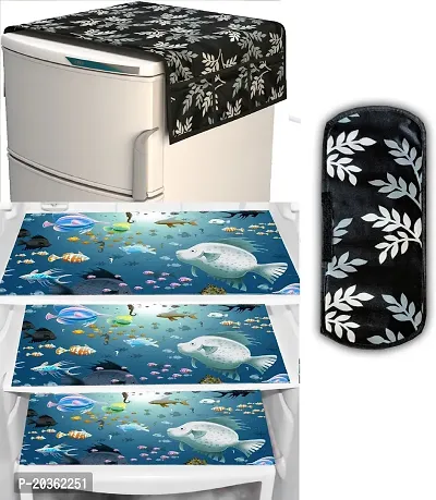 Combo of fridge top ,fridge mat