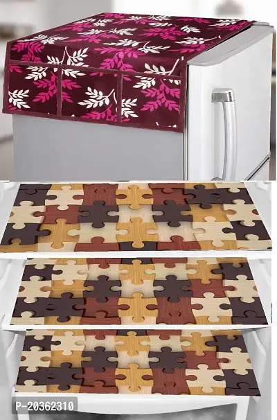 Combo of fridge top ,fridge mat