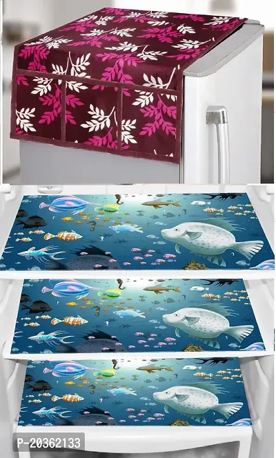 Combo of fridge top ,fridge mat