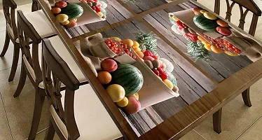 Designer Multicoloured PVC Place Mats Set Of 6-thumb2