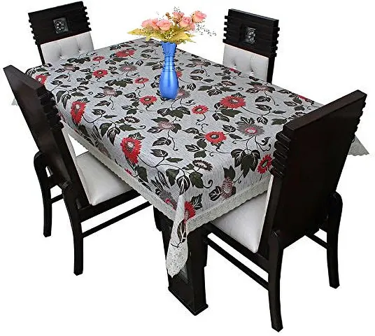 Lithara Waterproof Dinning Table Cover 4 Seater Size 52x76 Inch