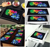 Designer Multicoloured PVC Place Mats Set Of 6-thumb3