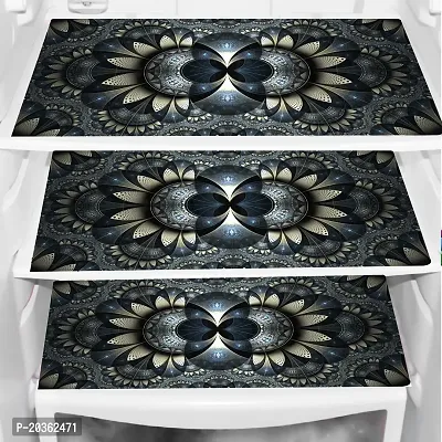 Combo of Exclusive Decorative Fridge Top Cover  Fridge Mat-thumb4