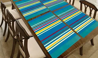 Designer Multicoloured PVC Place Mats Set Of 6-thumb1