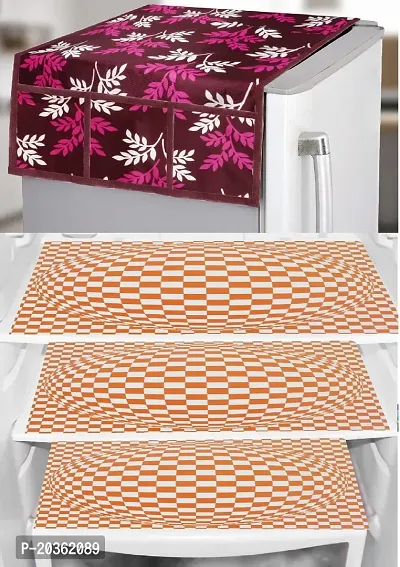 Combo of fridge top ,fridge mat