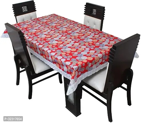 Designer Red PVC Table Cloth-thumb0