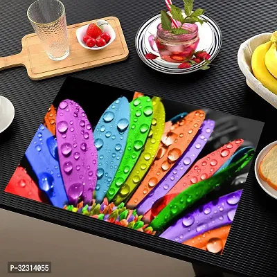 Designer Multicoloured PVC Place Mats Set Of 6-thumb2