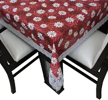 Designer Brown PVC Table Cloth-thumb2