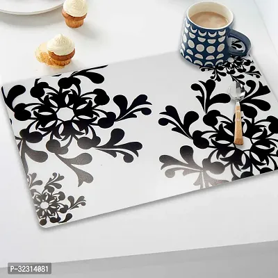 Designer White PVC Place Mats Set Of 6-thumb2