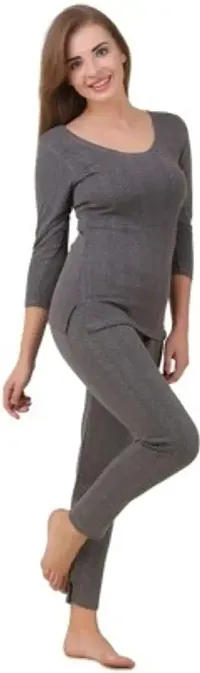 Stylish Solid Thermal Set For Women