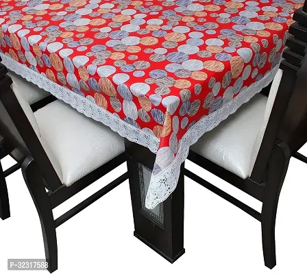 Designer Red PVC Table Cloth-thumb3