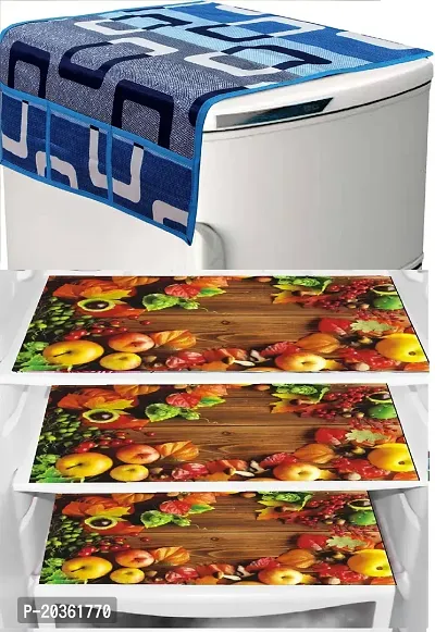 Combo of fridge top ,fridge mat