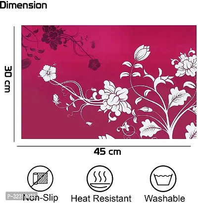 Designer Pink PVC Place Mats Set Of 6-thumb4