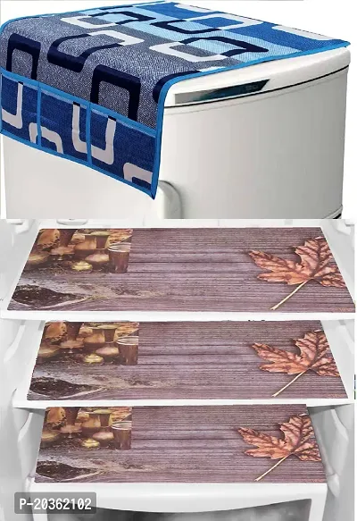 Combo of fridge top ,fridge mat