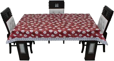 Designer Brown PVC Table Cloth-thumb4