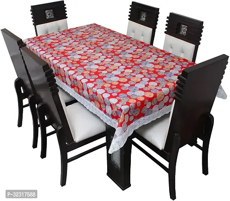 Designer Red PVC Table Cloth-thumb0