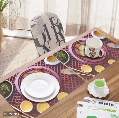 Multicoloured PVC Place Mat 6 pieces