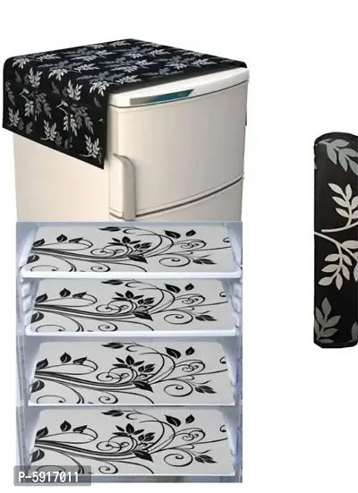 Combo Fridge Cover with Fridge mat-thumb0