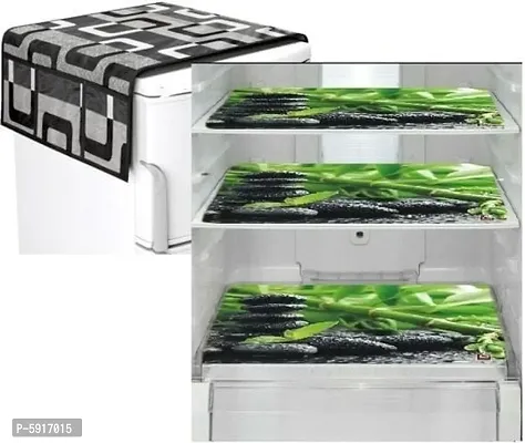 Combo Fridge Cover with Fridge mat