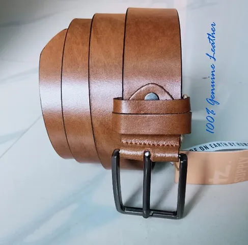 Tz MEN GENUINE 100% LEATHER BELT