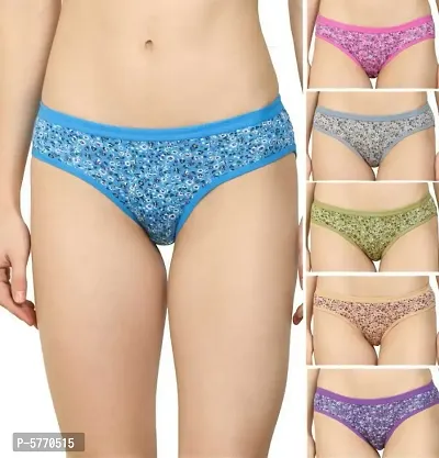 Women Hipster Multicolor Panty  (Pack of 6)