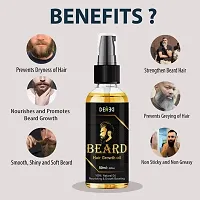 DENED 100% Result Beard Hair Oil For Mens ( 50 ML )-thumb2